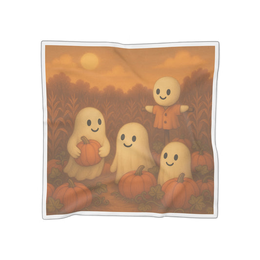 Ghosts in a Pumpkin Patch Scarf