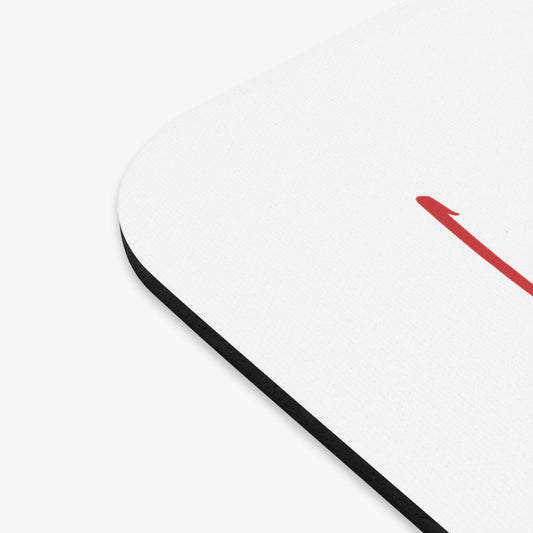 Love Message Mouse Pad, Rectangle Desk Mat, Office Accessories, Computer Decor, Valentine's Day Gift