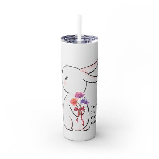 Easter Love 20oz Skinny Tumbler - Insulated Cup, Anniversary Gift, Gift for Her, Beverage Container, Easter Gift, With Straw