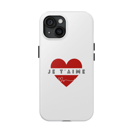 Heart Phone Case, Stylish Tough Phone Cover, Romantic Valentine's Day Gift, Protective Phone Shell, iPhone Samsung Case
