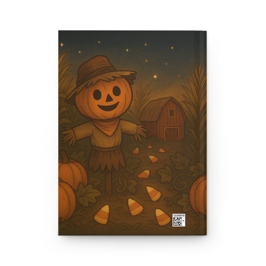 Spooky Ghost Notebook, Autumn Halloween Journal, Pumpkin Patch Stationery, Witchy Goth Diary, Fall Cute Ghost Gift Idea