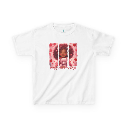 Valentine's Kids Tee, Love Heart Children's Tshirt, Cute Valentine's Day Shirt for Boys and Girls, Valentine's Day Gift for Kids, Heart