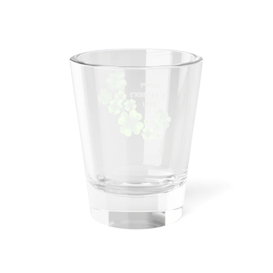 St Patrick's Day Clover Shot Glass, 1.5oz - Holiday Celebration Drinkware, Lucky Shamrock Alcohol Cup, Irish Party Favor, St Paddy's Day