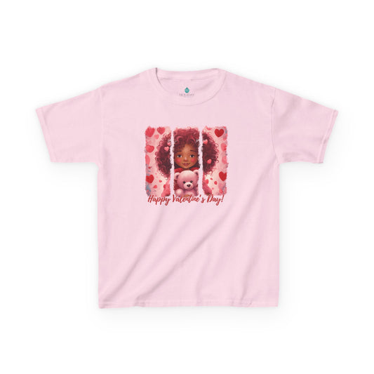 Valentine's Kids Tee, Love Heart Children's Tshirt, Cute Valentine's Day Shirt for Boys and Girls, Valentine's Day Gift for Kids, Heart