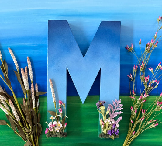 Custom 3D Decorative Letter – Handmade Nursery or Business Sign